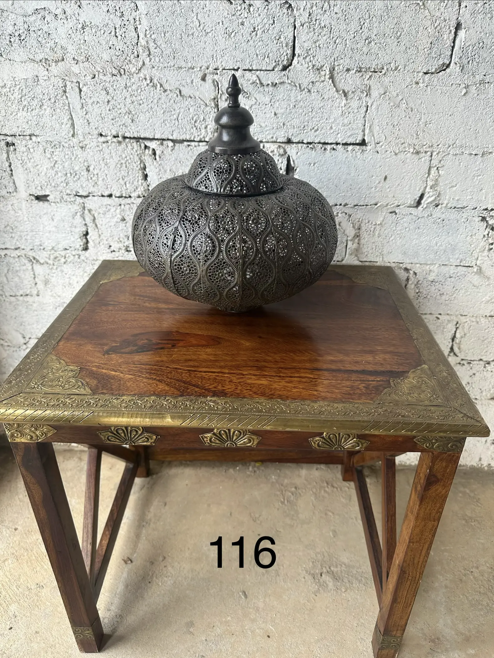 Copper Moroccan Ceiling Lamp