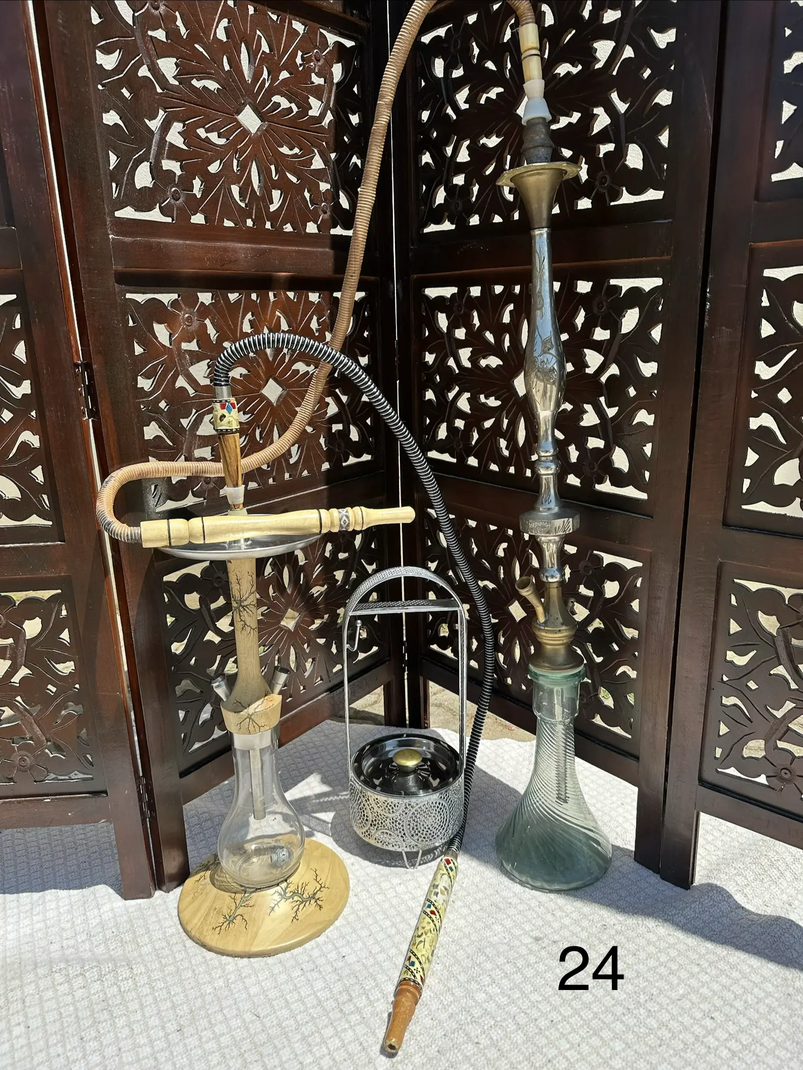 Moroccan Hookah Pipe Set