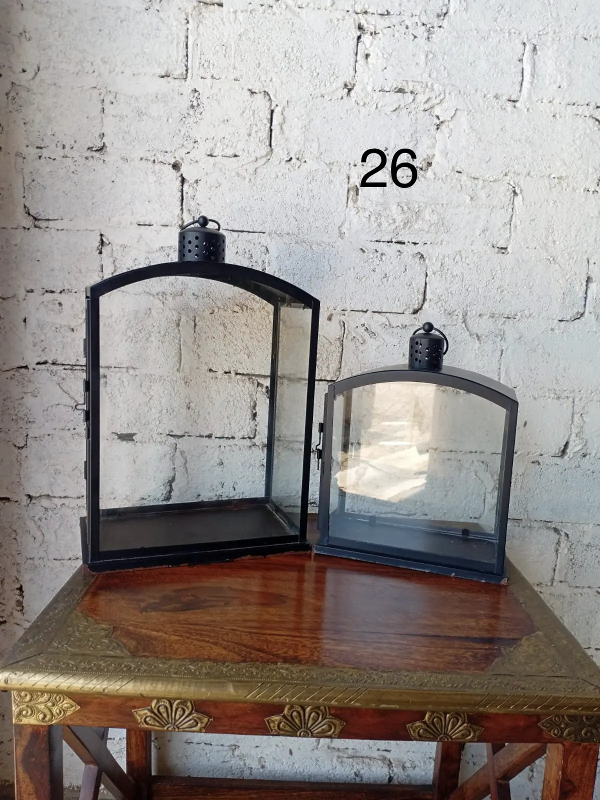 Moroccan Shadow Lantern Duo