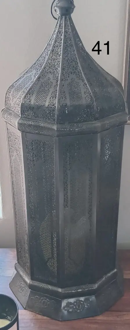 Black Eastern Design Lantern