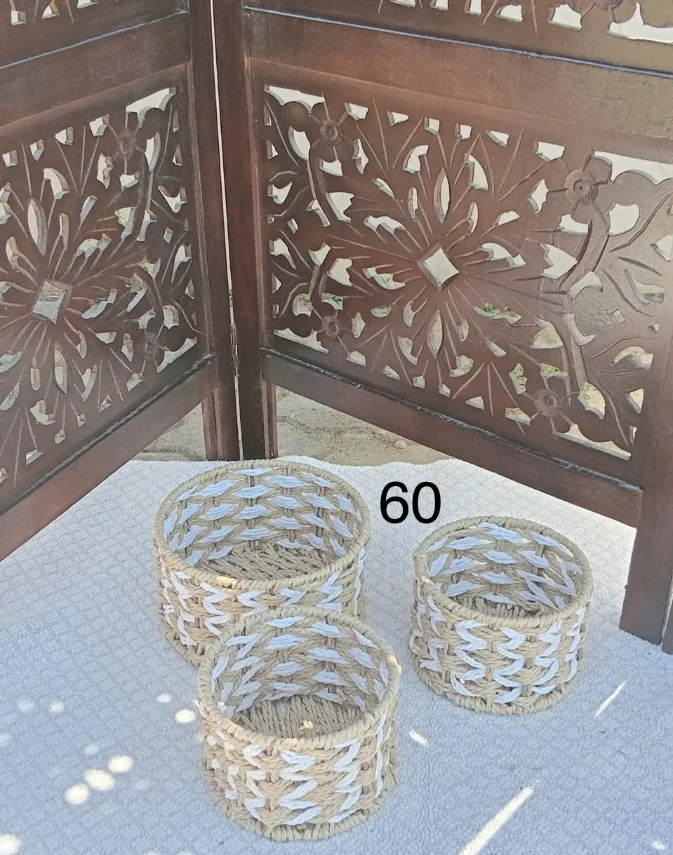 Small Desert Woven Planters