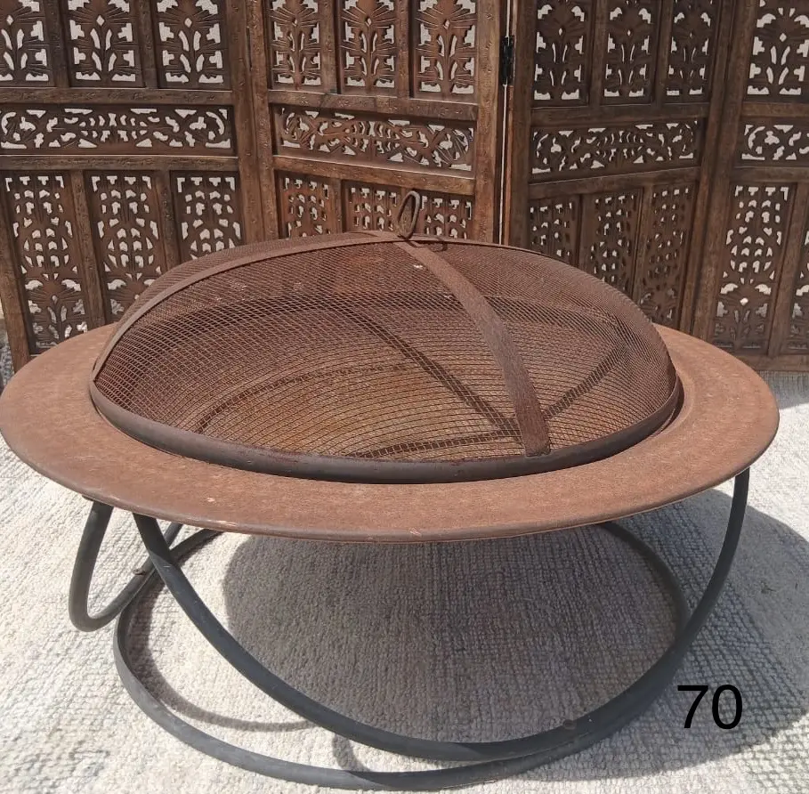 Copper Fire Pit with Stand