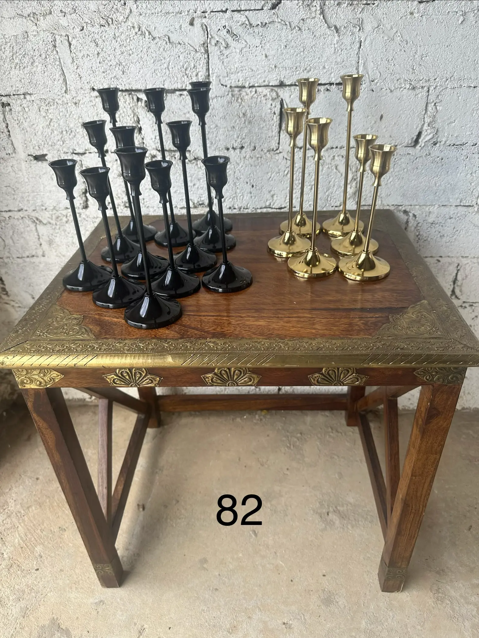 Desert Metal Candle Holder Set