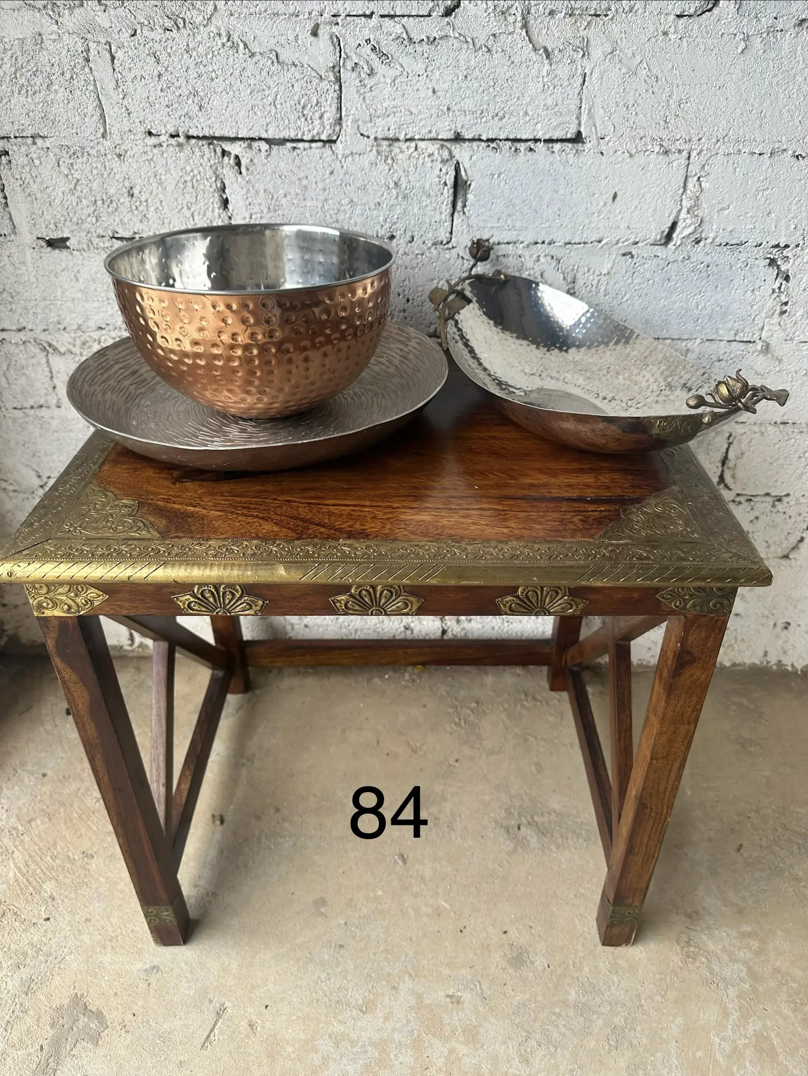 Coastal Copper & Silver Serving Set