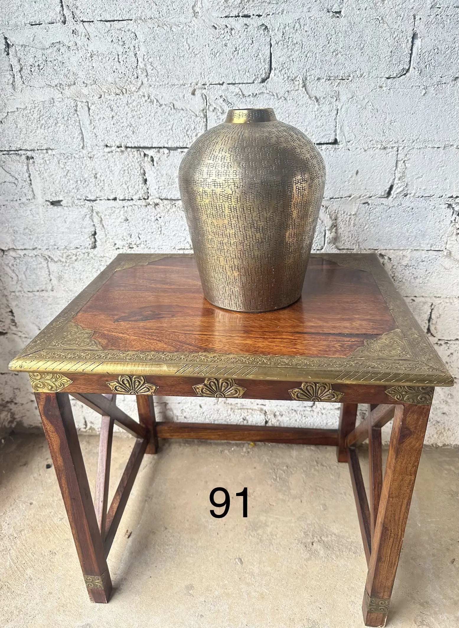Copper & Black Desert Vase